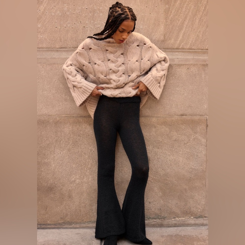 FREE PEOPLE Wisteria Sweater Pants - Picture 4 of 10